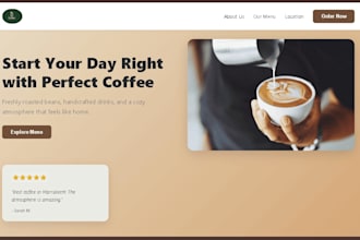 create a landing page for you