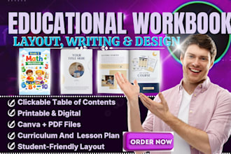 format and design a professional educational workbook, textbook, curriculum plan