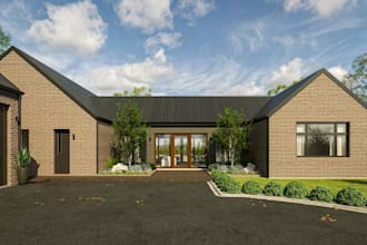 3d amberley home,open plan living,cgi brick exterior,garden elevation,cc4 render