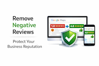 report to remove negative links on google maps legally