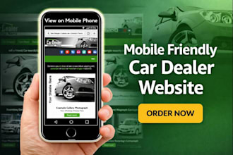 build used car website car dealership website auto dealership car rental website