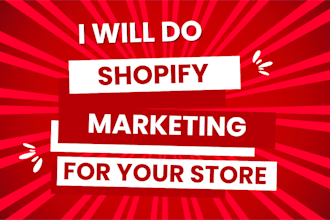 do shopify marketing promote shopify store and do sales funnel for shopify sales