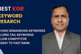 do advance SEO kgr keyword research expert