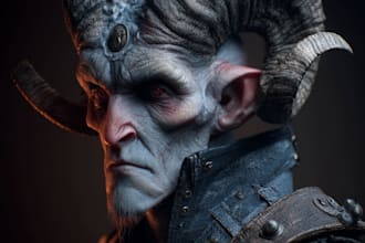 fantasy horror and fantasy horror character