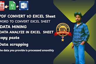 professionally excel data cleaning service, client satisfied