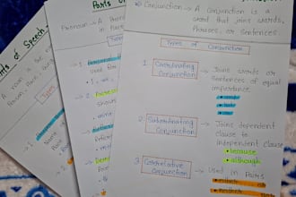 write neat and clean handwriting for notes