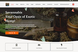 create cbd, vape, cannabis ecommerce and affiliate website