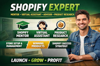 your shopify mentor shopify virtual assistant shopify advisor product research