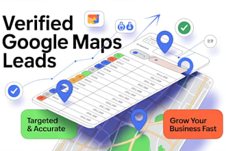 generate 100 verified google maps leads for your local business