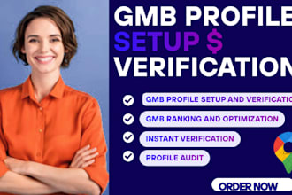 create gmb profile, gmb setup, gmb verify, google ranking seo, local marketing