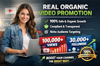 do youtube channel promotion organic video marketing promotion and monetization