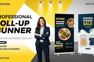 roll up banner design for business