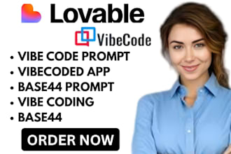 vibe coding prompt, vibecoded app, base44 prompt, vibecoding, base44