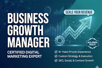be your digital marketing expert and business growth manager