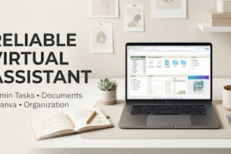 organize documents, data and admin tasks as your virtual assistant