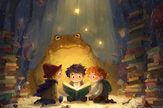 children story book illustration children story book