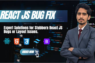 fix react js bugs or solve CSS layout issues