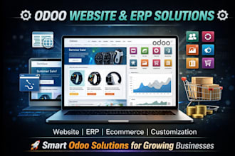 design odoo website, odoo erp, odoo ecommerce and customize odoo system