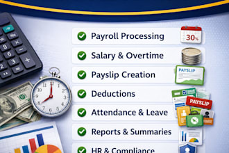 do payroll management for global
