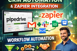 do pipedrive crm automation zapier integration workflow automation salesfunnel