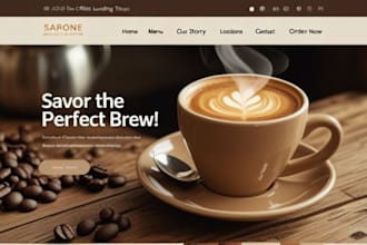create wordpress restaurant, coffee shop, bakery, catering and grocery website