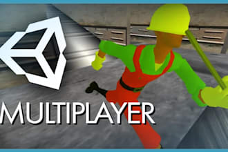 create custom 2d and 3d multiplayer game in unity