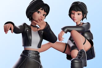 do character concept art, sci fi illustration in blender for commercial use