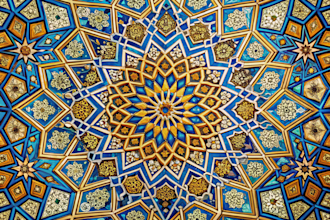 design intricate islamic geometric patterns and motifs