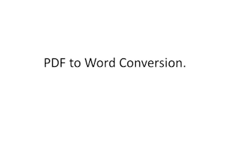 convert PDF to editable word document