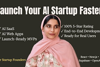 build ai saas, mvp, web app, or prototype for your startup