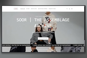 create a premium shopify ecommerce store
