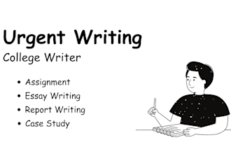 essay writing, case study, report, assignment, paper for college and university