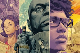 design comic book illustration with comic book illustrator