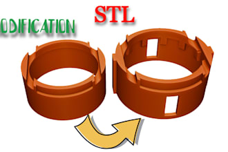 modify, fix, repair, convert stl file for 3d printing, 3d modeling
