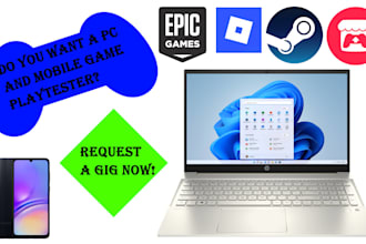 professionally test your PC and mobile game