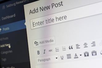 do daily content posting on wordpress, social media