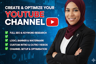 create and setup youtube channel