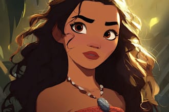 disney realistic portrait from disney portrait