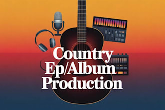 produce your modern country pop and rock ep or album