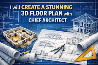 create a stunning 3d floor plan with chief architect