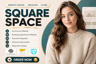 build squarespace website squarespace web design or redesign website development