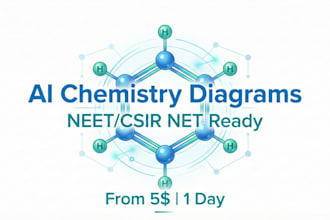 create fast ai chemistry diagrams for neet and csir notes and posters