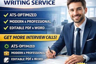 create ats friendly, professional CV and resume