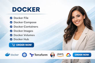 reduce and secure docker image  to  deploy on kubernetes aws azure