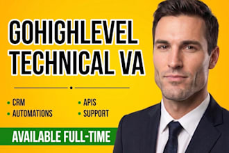 be your gohighlevel expert for ghl automations and high level support