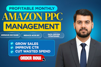 provide monthly amazon PPC management and amazon sponsored ads