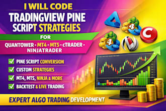 convert tradingview pine script strategy to nt8, quantower, mt4, mt5, ctrader