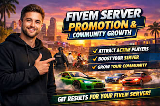 do fivem server promotion, fivem server community, active fivem server advertise