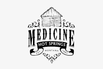 design sustainability logo for wedding venue in the woods
