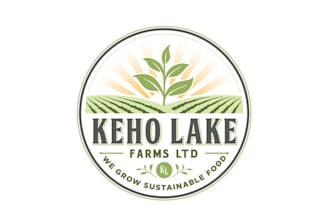design monogram wholesome and sustainable foods logo